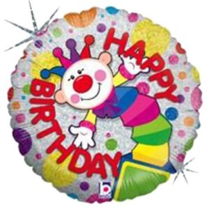 18'' ΜΠΑΛΟΝΙ HAPPY BIRTHDAY ΚΛΟΟΥΝ ΙΡΙΔΙΖΟΝ