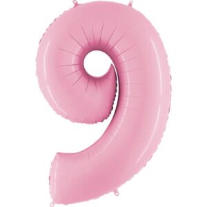 ΜΠΑΛΟΝΙ ΑΡΙΘΜΟΣ 9 ΡΟΖ ΠΑΣΤΕΛ 66CM-26''