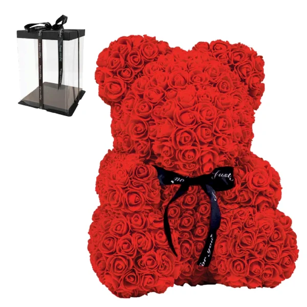 ROSE BEAR ΑΡΚΟΥΔΑΚΙ ΚΟΚΚΙΝΟ 25CM