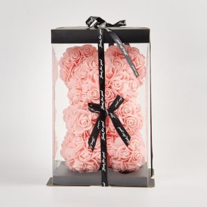 ROSE BEAR ΑΡΚΟΥΔΑΚΙ ΣΟΜΟΝ 25CM