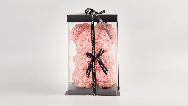 ROSE BEAR ΑΡΚΟΥΔΑΚΙ ΣΟΜΟΝ 25CM