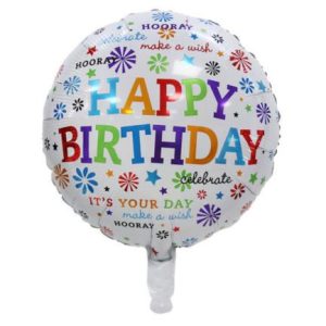 18'' ΜΠΑΛΟΝΙ HAPPY BIRTHDAY ΠΟΛΥΧΡΩΜΟ