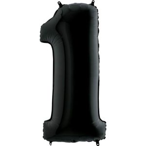 ΜΠΑΛΟΝΙ ΑΡΙΘΜΟΣ 1 ΜΑΥΡΟ 66CM-26''