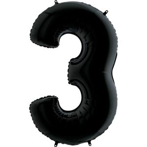 ΜΠΑΛΟΝΙ ΑΡΙΘΜΟΣ 3 ΜΑΥΡΟ 66CM-26''