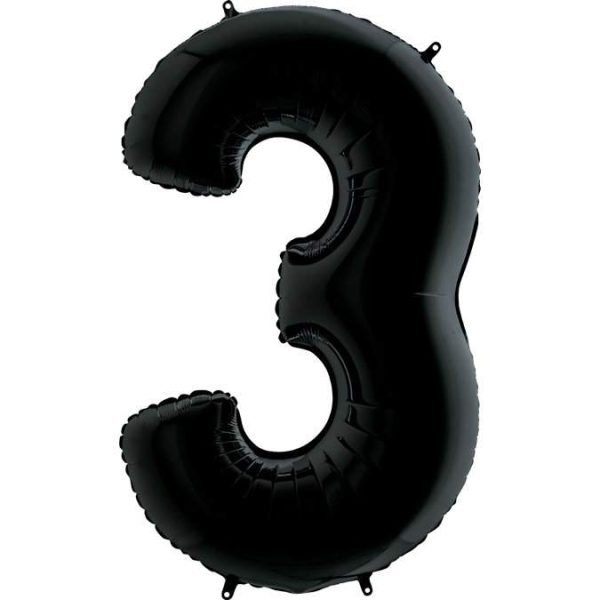ΜΠΑΛΟΝΙ ΑΡΙΘΜΟΣ 3 ΜΑΥΡΟ 66CM-26''