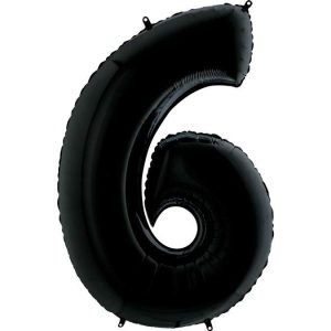 ΜΠΑΛΟΝΙ ΑΡΙΘΜΟΣ 6 ΜΑΥΡΟ 66CM-26''