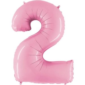 ΜΠΑΛΟΝΙ ΑΡΙΘΜΟΣ 2 ΡΟΖ ΠΑΣΤΕΛ 66CM-26''