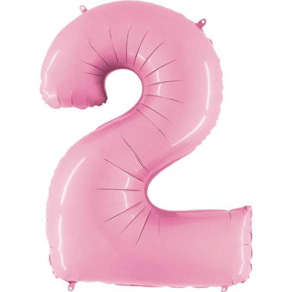 ΜΠΑΛΟΝΙ ΑΡΙΘΜΟΣ 2 ΡΟΖ ΠΑΣΤΕΛ 66CM-26''