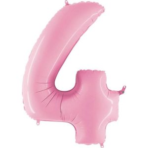 ΜΠΑΛΟΝΙ ΑΡΙΘΜΟΣ 4 ΡΟΖ ΠΑΣΤΕΛ 66CM-26''