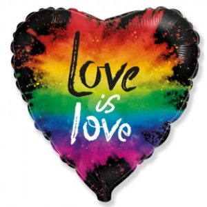 18'' ΜΠΑΛΟΝΙ LOVE IS LOVE ΠΟΛΥΧΡΩΜΟ