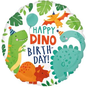 18'' ΜΠΑΛΟΝΙ HAPPY BIRTHDAY ΔΕΙΝΟΣΑΥΡΟΙ
