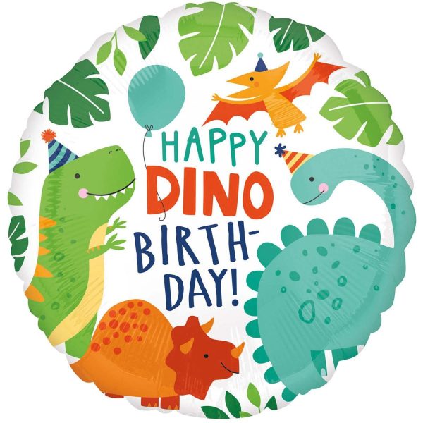 18'' ΜΠΑΛΟΝΙ HAPPY BIRTHDAY ΔΕΙΝΟΣΑΥΡΟΙ