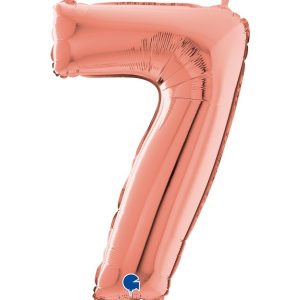 ΜΠΑΛΟΝΙ ΑΡΙΘΜΟΣ 7 ΡΟΖ ΧΡΥΣΟ 66CM-26''