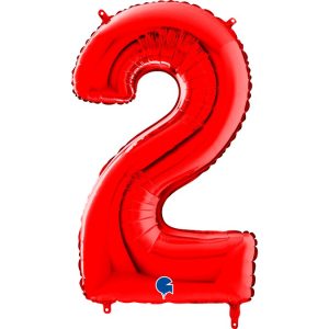 ΜΠΑΛΟΝΙ ΑΡΙΘΜΟΣ 2 ΚΟΚΚΙΝΟ 66CM-26''