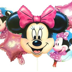 ΣΕΤ ΜΠΑΛΟΝΙΑ MINNIE MOUSE (5ΤΕΜ)