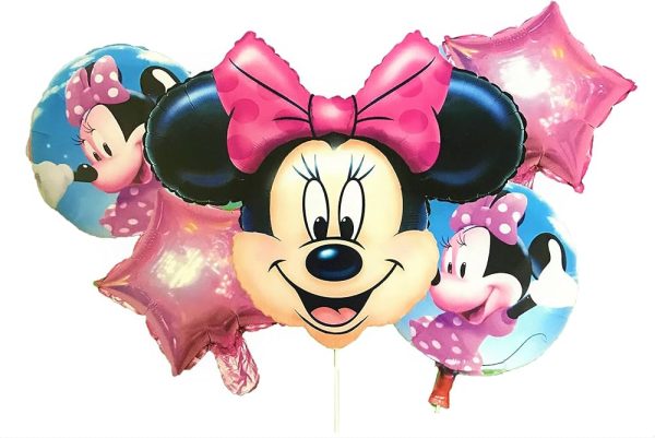 ΣΕΤ ΜΠΑΛΟΝΙΑ MINNIE MOUSE (5ΤΕΜ)