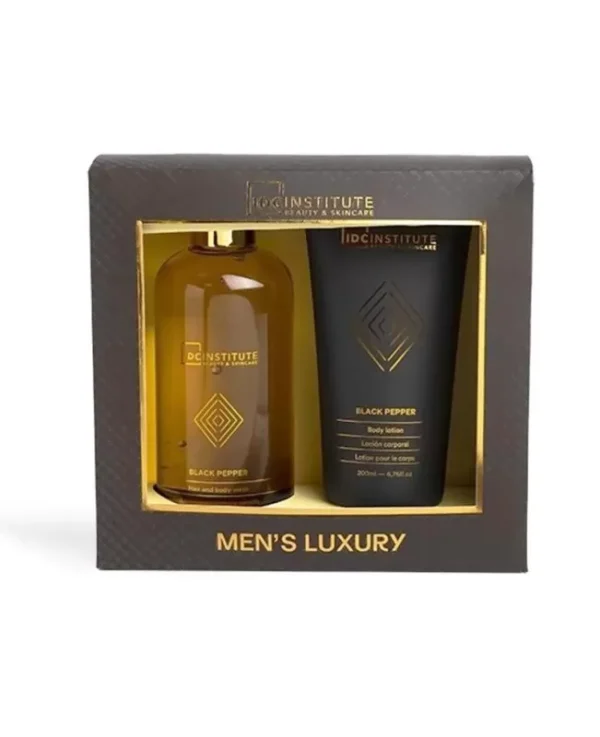 IDC INSTITUTE MEN'S LUXURY SET BLACK PEPPER HAIR & BODY WASH 300ML+BODY LOTION 200ML rating