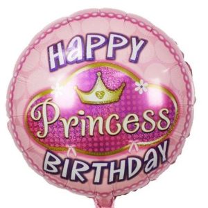 18'' ΜΠΑΛΟΝΙ HAPPY BIRTHDAY ΠΡΙΓΚΙΠΙΣΣΑ