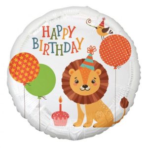 18'' ΜΠΑΛΟΝΙ HAPPY BIRTHDAY ΛΙΟΝΤΑΡΙ