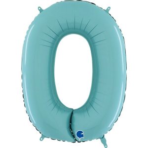 ΜΠΑΛΟΝΙ ΑΡΙΘΜΟΣ 0 ΓΑΛΑΖΙΟ ΠΑΣΤΕΛ 66CM-26''