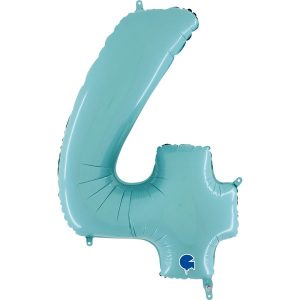 ΜΠΑΛΟΝΙ ΑΡΙΘΜΟΣ 4 ΓΑΛΑΖΙΟ ΠΑΣΤΕΛ 66CM-26''