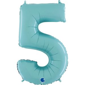 ΜΠΑΛΟΝΙ ΑΡΙΘΜΟΣ 5 ΓΑΛΑΖΙΟ ΠΑΣΤΕΛ 66CM-26''
