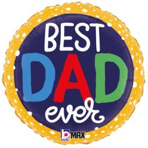 18'' ΜΠΑΛΟΝΙ BEST DAD EVER ΠΟΛΥΧΡΩΜΟ
