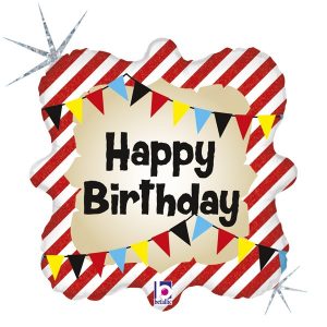 18'' ΜΠΑΛΟΝΙ HAPPY BIRTHDAY ΠΕΙΡΑΤΕΣ