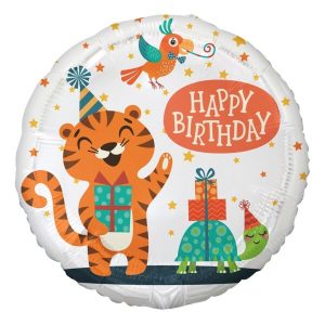 18'' ΜΠΑΛΟΝΙ HAPPY BIRTHDAY ΤΙΓΡΗΣ