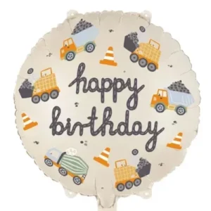 18'' ΜΠΑΛΟΝΙ HAPPY BIRTHDAY ΧΩΜΑΤΟΥΡΓΙΚΑ ΟΧΗΜΑΤΑ