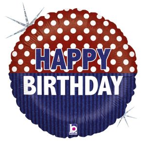 18'' ΜΠΑΛΟΝΙ HAPPY BIRTHDAY ΝΑΥΤΙΚΟ