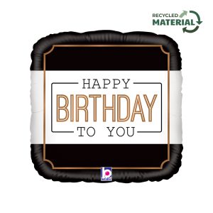 18'' ΜΠΑΛΟΝΙ HAPPY BIRTHDAY ΤΕΤΡΑΓΩΝΟ