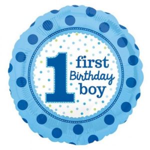 18'' ΜΠΑΛΟΝΙ HAPPY BIRTHDAY FIRST ΑΓΟΡΙ