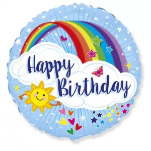 18'' ΜΠΑΛΟΝΙ HAPPY BIRTHDAY ΟΥΡΑΝΙΟ ΤΟΞΟ