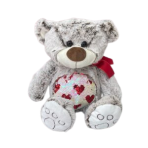 ΛΟΥΤΡΙΝΟ ΑΡΚΟΥΔΑΚΙ ΓΚΡΙ ΜΕ ΠΟΥΛΙΕΣ ΣΤΗΝ ΚΟΙΛΙΑ