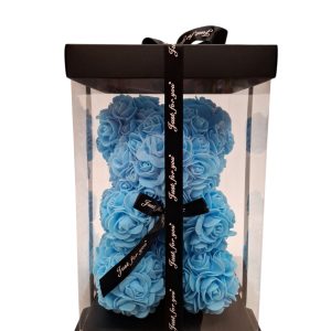 ROSE BEAR "ΑΡΚΟΥΔΑΚΙ" ΓΑΛΑΖΙΟ (25CM)