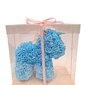 ROSE BEAR "ΜΟΝΟΚΕΡΟΣ" ΜΠΛΕ (25Χ25)