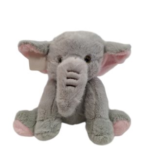 ΛΟΥΤΡΙΝΟ "ΕΛΕΦΑΝΤΑΚΙ" ΓΚΡΙ ΜΕ ΡΟΖ (23CM)