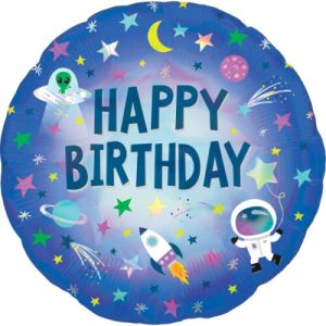 18" ΜΠΑΛΟΝΙ "HAPPY BIRTHDAY ΔΙΑΣΤΗΜΑ"