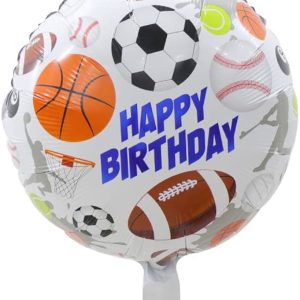 18" ΜΠΑΛΟΝΙ "HAPPY BIRTHDAY ΜΕ ΑΘΛΗΜΑΤΑ"
