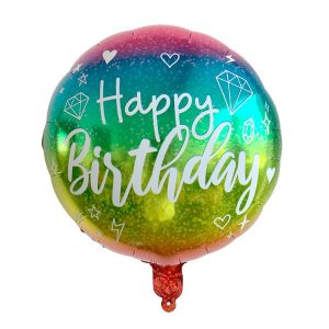 18' ΜΠΑΛΟΝΙ "HAPPY BIRTHDAY" (ΟΜΠΡΕ)