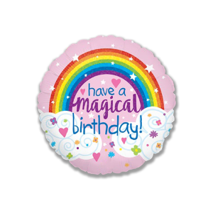 18" ΜΠΑΛΟΝΙ "HAVE A MAGICAL BIRTHDAY" (ΟΥΡΑΝΙΟ ΤΟΞΟ)