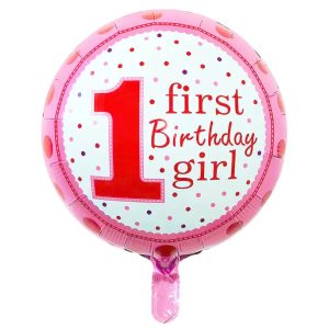 18" ΜΠΑΛΟΝΙ "FIRST BIRTHDAY GIRL"