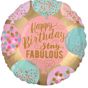 18" ΜΠΑΛΟΝΙ "HAPPY BIRTHDAY STAY FABULOUS"