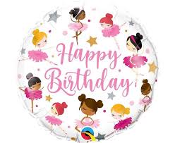 18" ΜΠΑΛΟΝΙ "HAPPY BIRTHDAY ΜΕ ΜΠΑΛΑΡΙΝΕΣ"