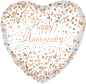 18" ΜΠΑΛΟΝΙ "HAPPY ANNIVERSARY"