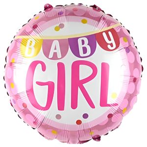 18" ΜΠΑΛΟΝΙ "BABY GIRL" (ΣΗΜΑΙΑΚΙΑ)