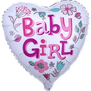 18" ΜΠΑΛΟΝΙ "BABY GIRL" (ΚΑΡΔΙΑ)